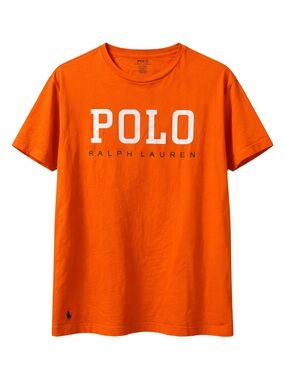 Polo by Ralph Lauren Orange Crewneck Logo Tee